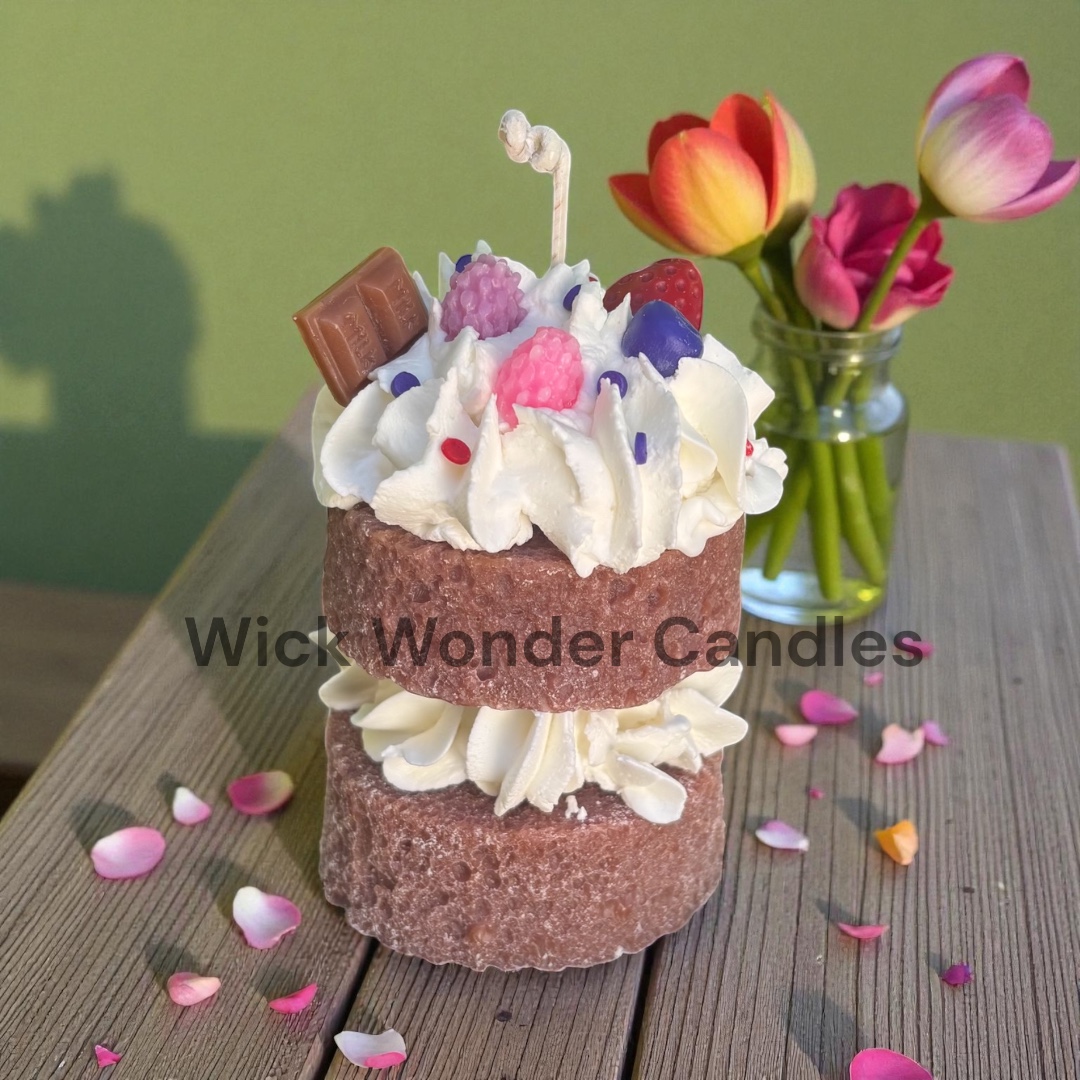 Chocolate Layer Cake Candle