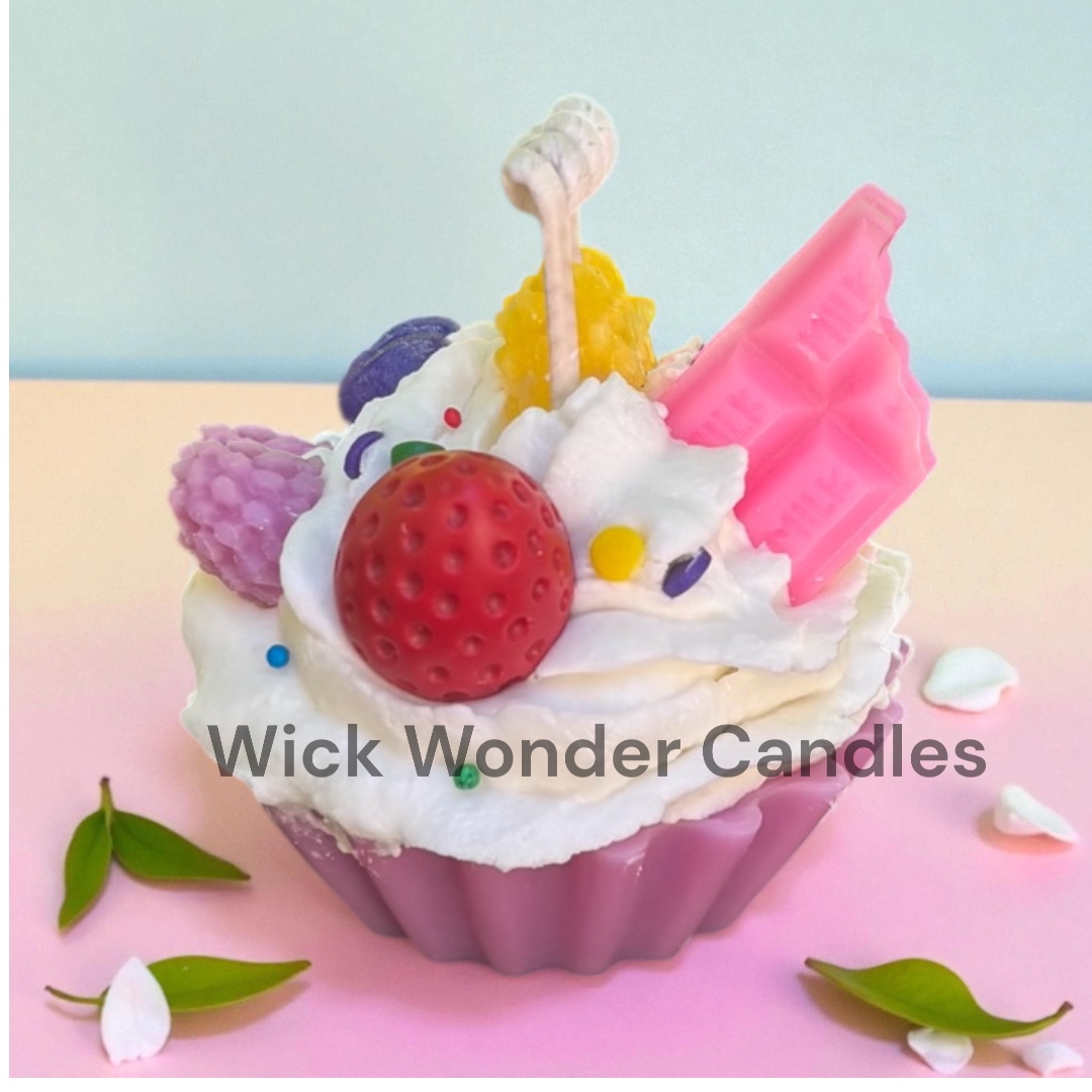 Mixed Berry Cupcake Candle