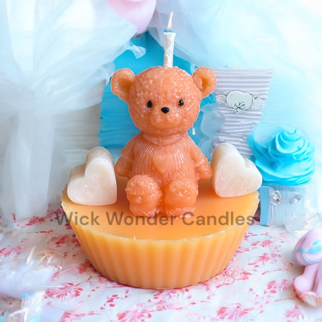 Peach Teddy Bear Favor